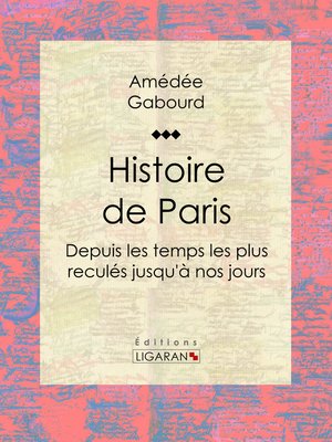cover image of Histoire de Paris